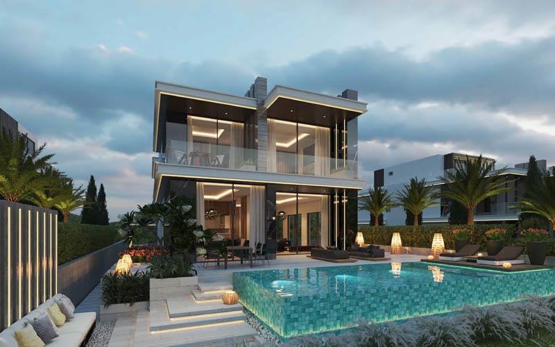 4 BR TownHouses at Hessa Street AED 2.22M USD 605K